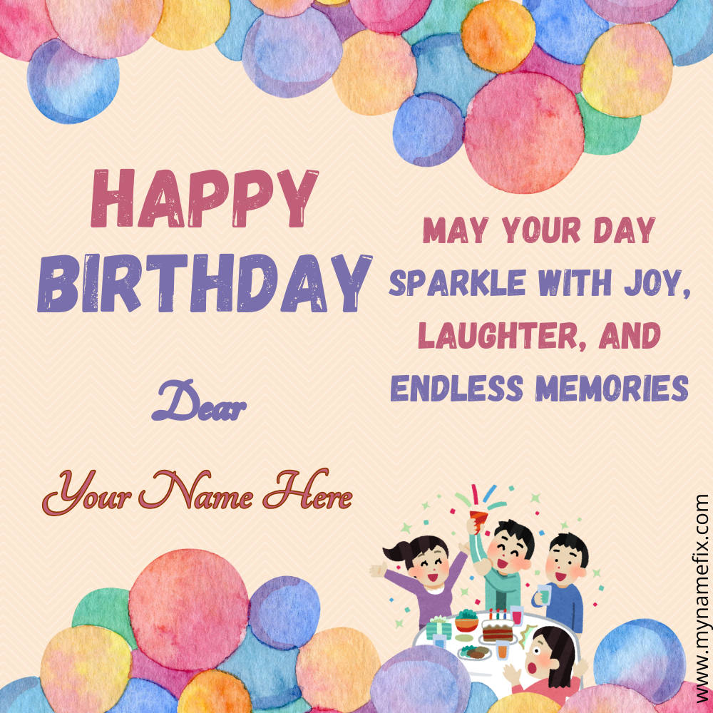 Birthday Art Template