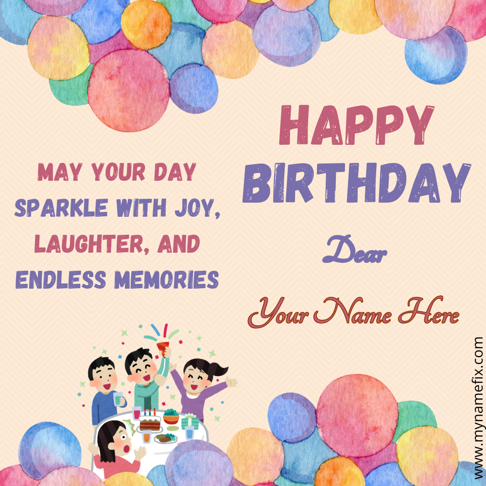 Birthday Art Template