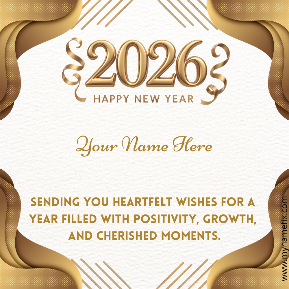 New Year 2026 Wish Art