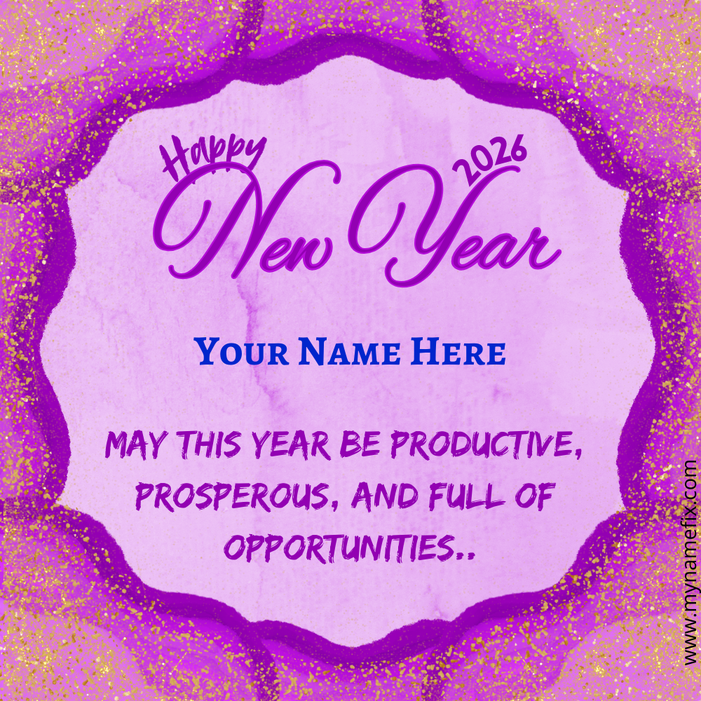 New Year 2026 Wish Art