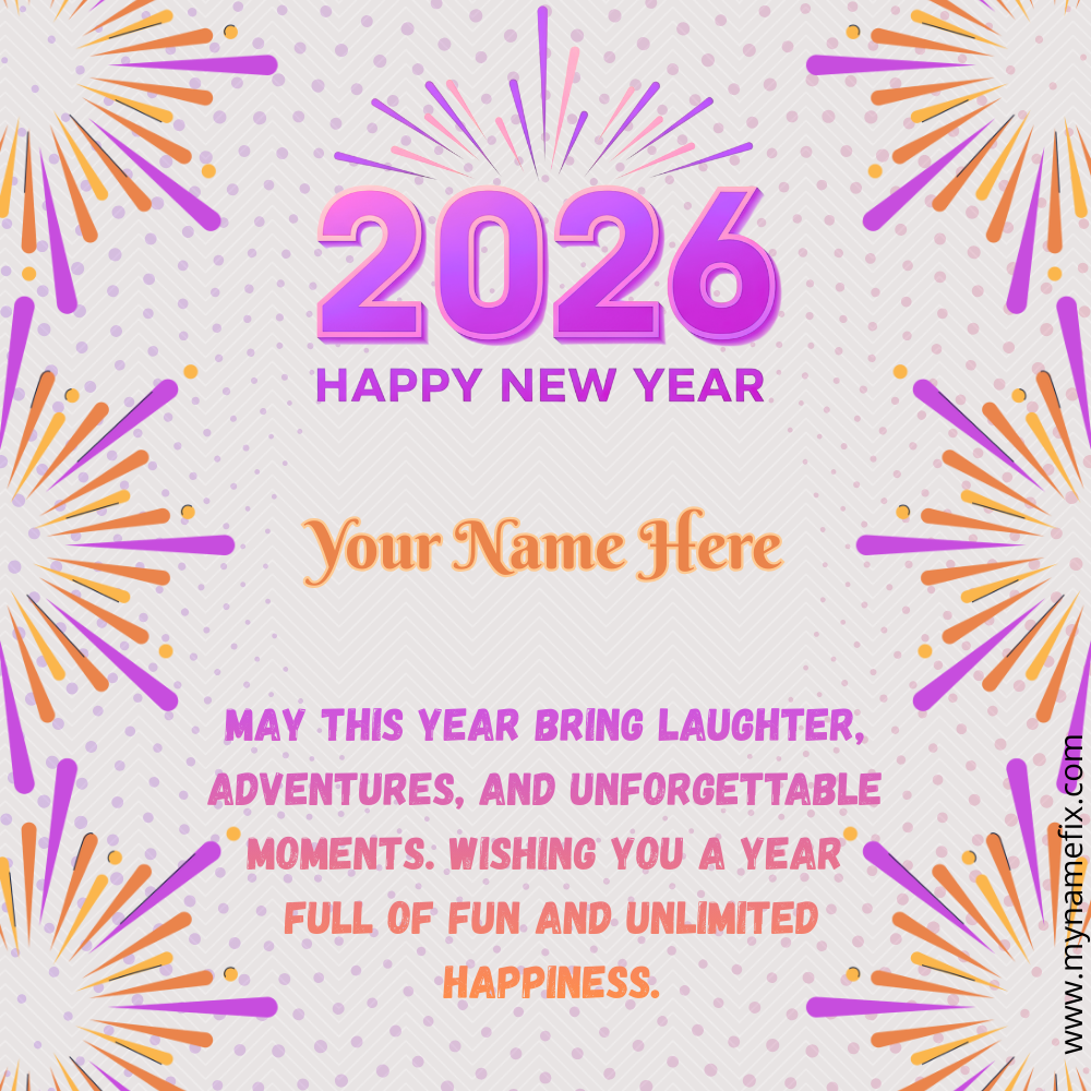 New Year 2026 Wish Art