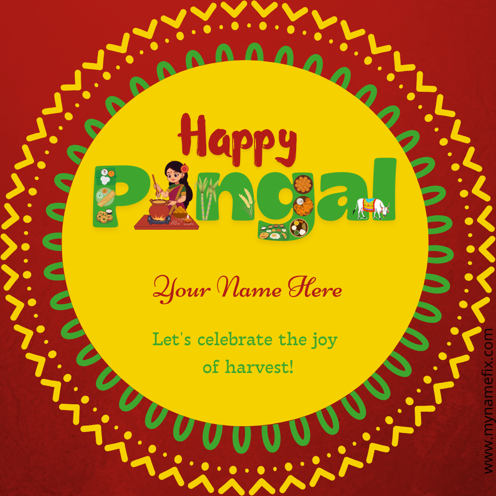 Pongal Wish Art