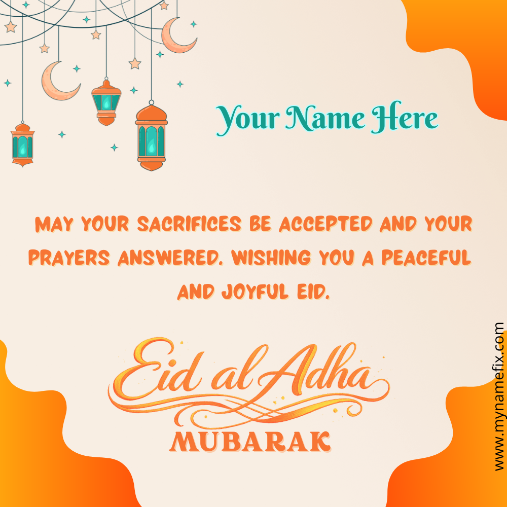 Eid Al-Adha Wish Art