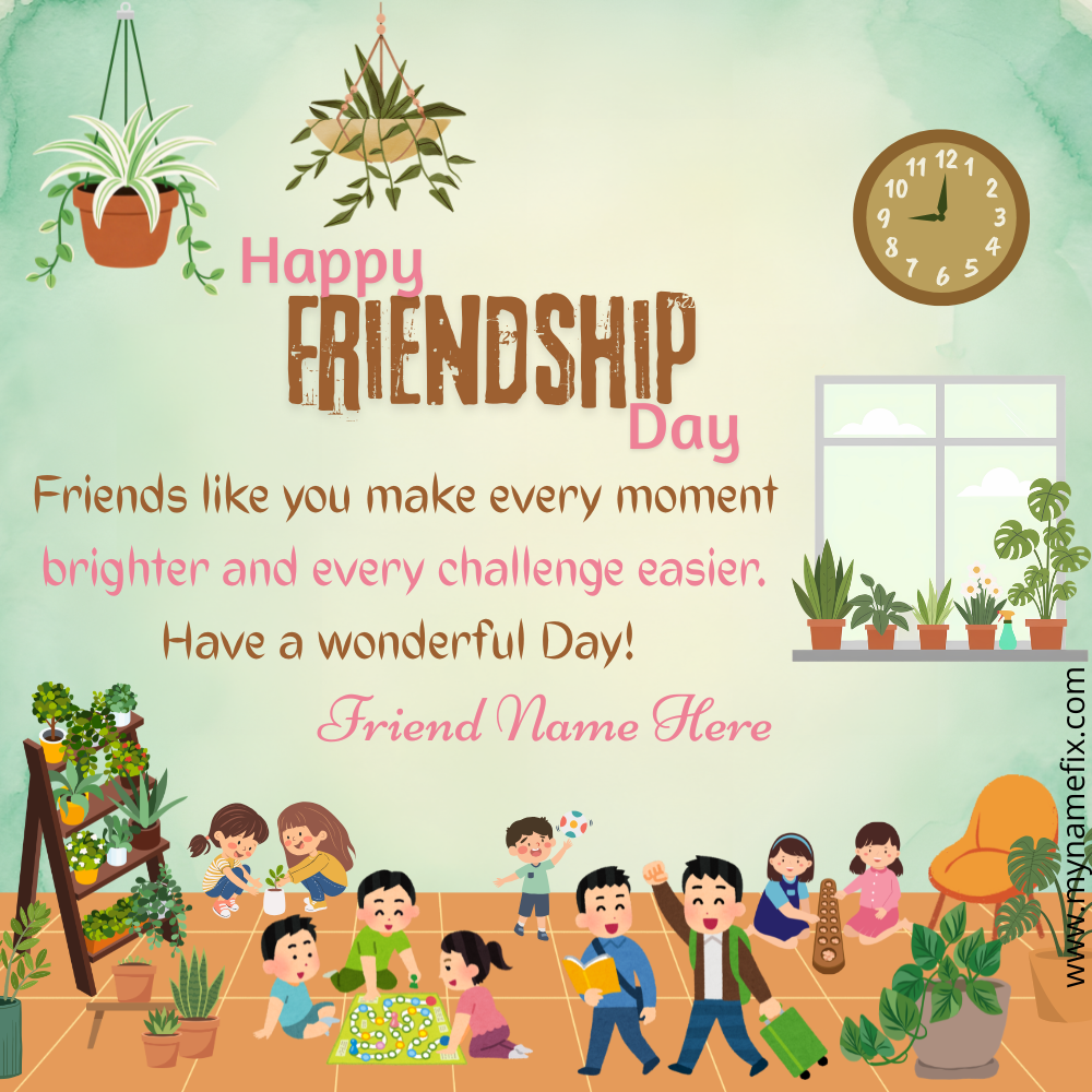 Friendship Day Wish Art