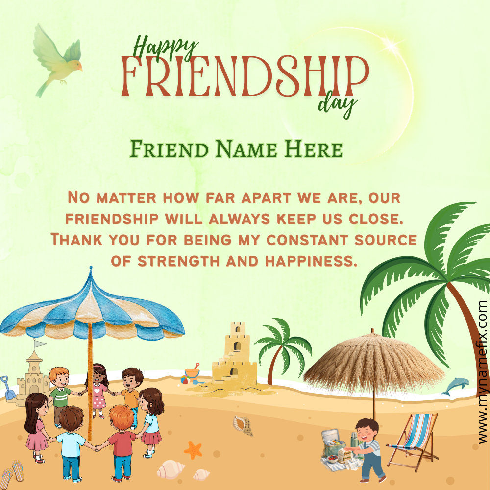 Friendship Day Wish Art