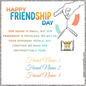 Friendship Day Wish Art