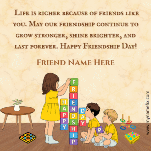 Friendship Day Wish Art