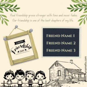 Friendship Day Wish Art