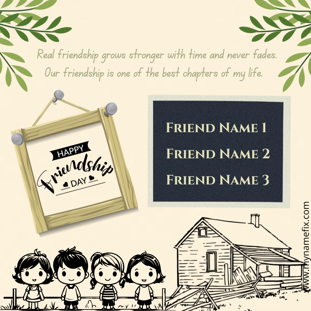 Friendship Day Wish Art