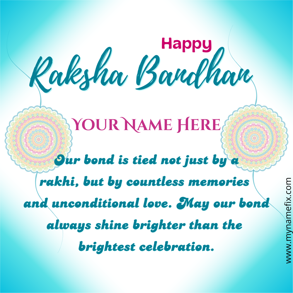 Raksha Bandhan Wish Art