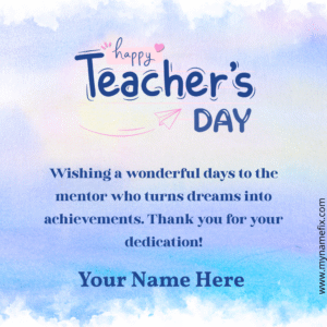 Teacher's Day Template