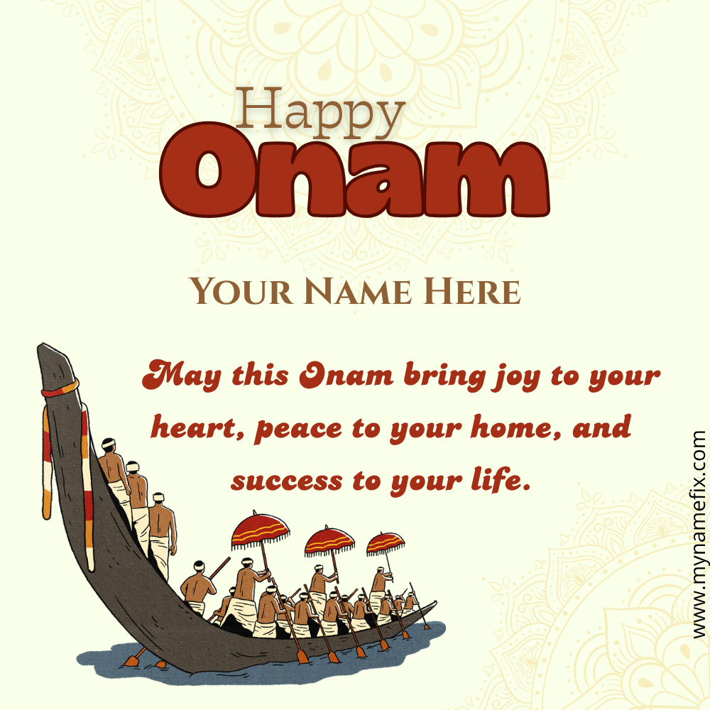 Onam Wish Template