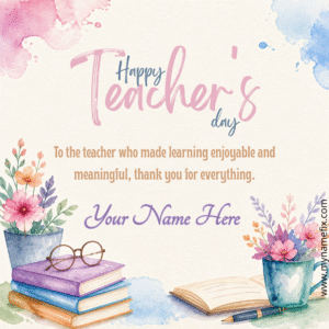 Teacher's Day Template