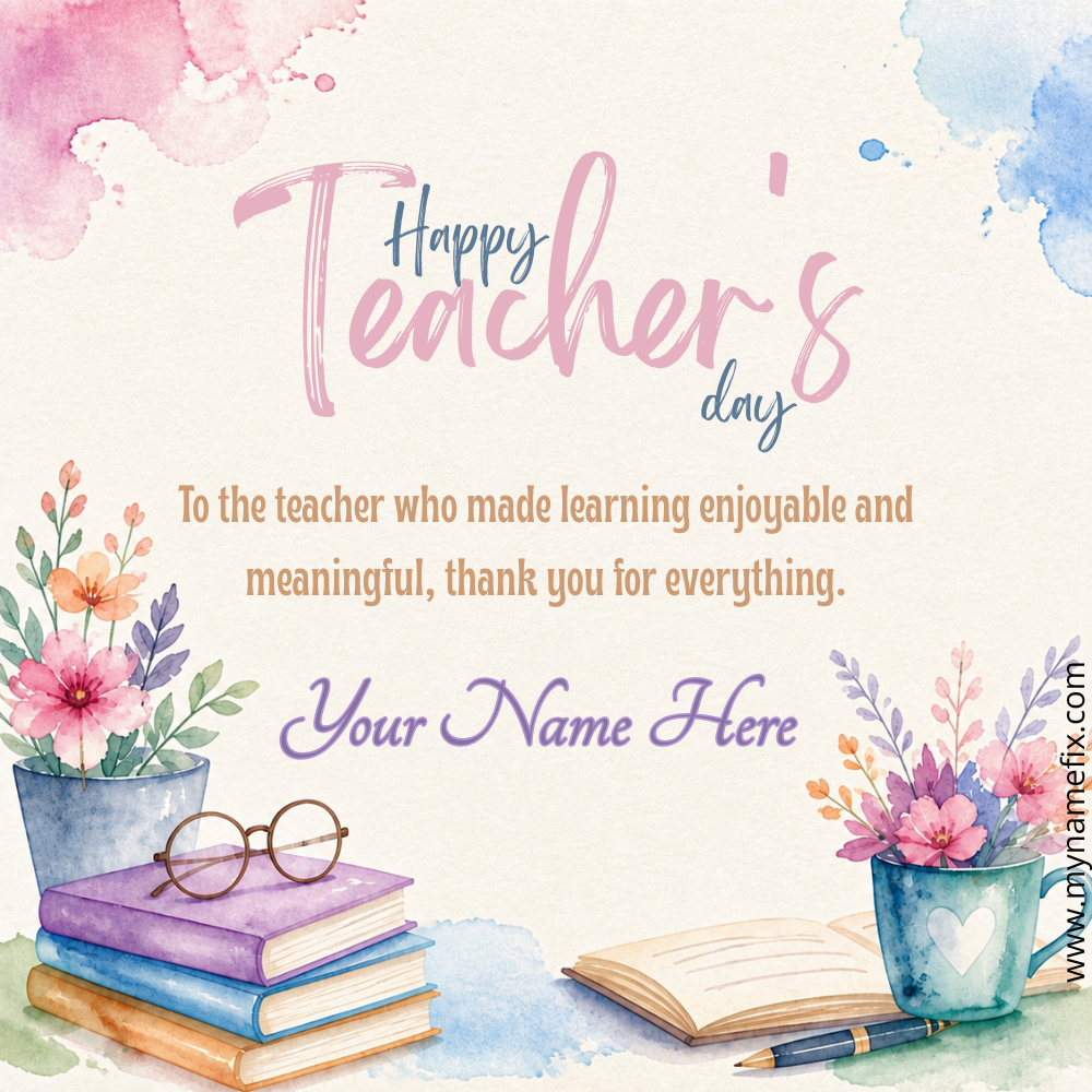 Teacher's Day Template