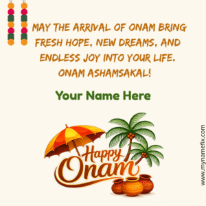 Onam Wish Template