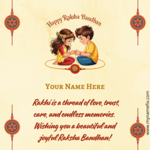 Raksha Bandhan Wish Art