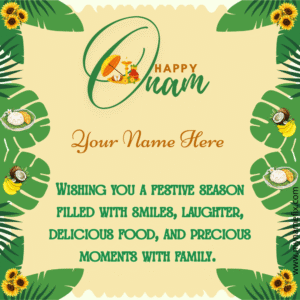 Onam Wish Template