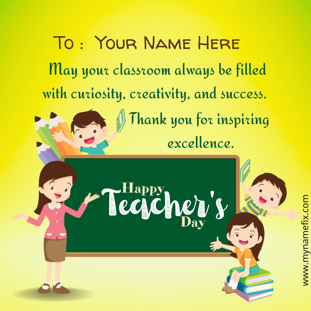 Teacher's Day Template