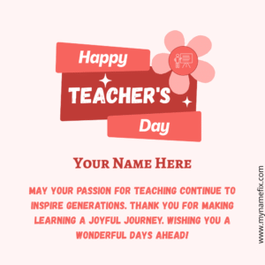 Teacher's Day Template