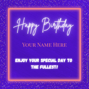 Birthday Art Template
