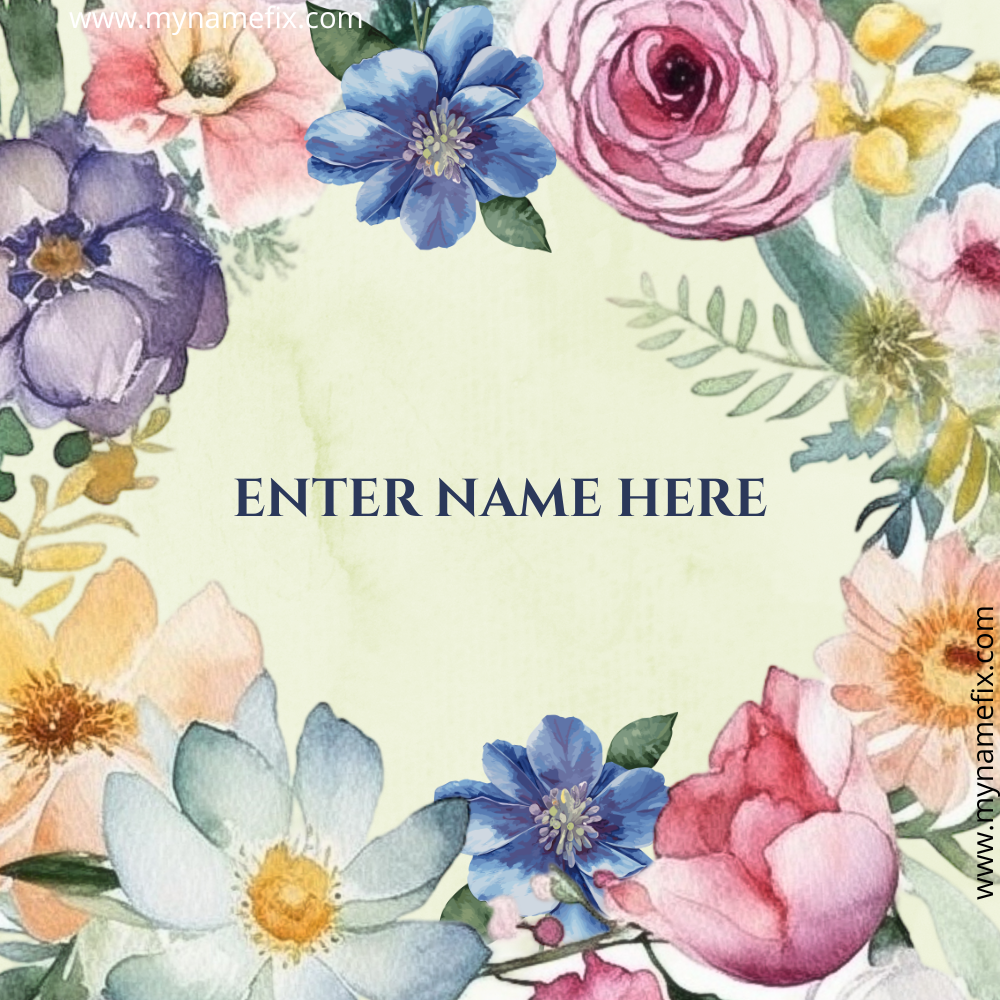 Name on Image Art